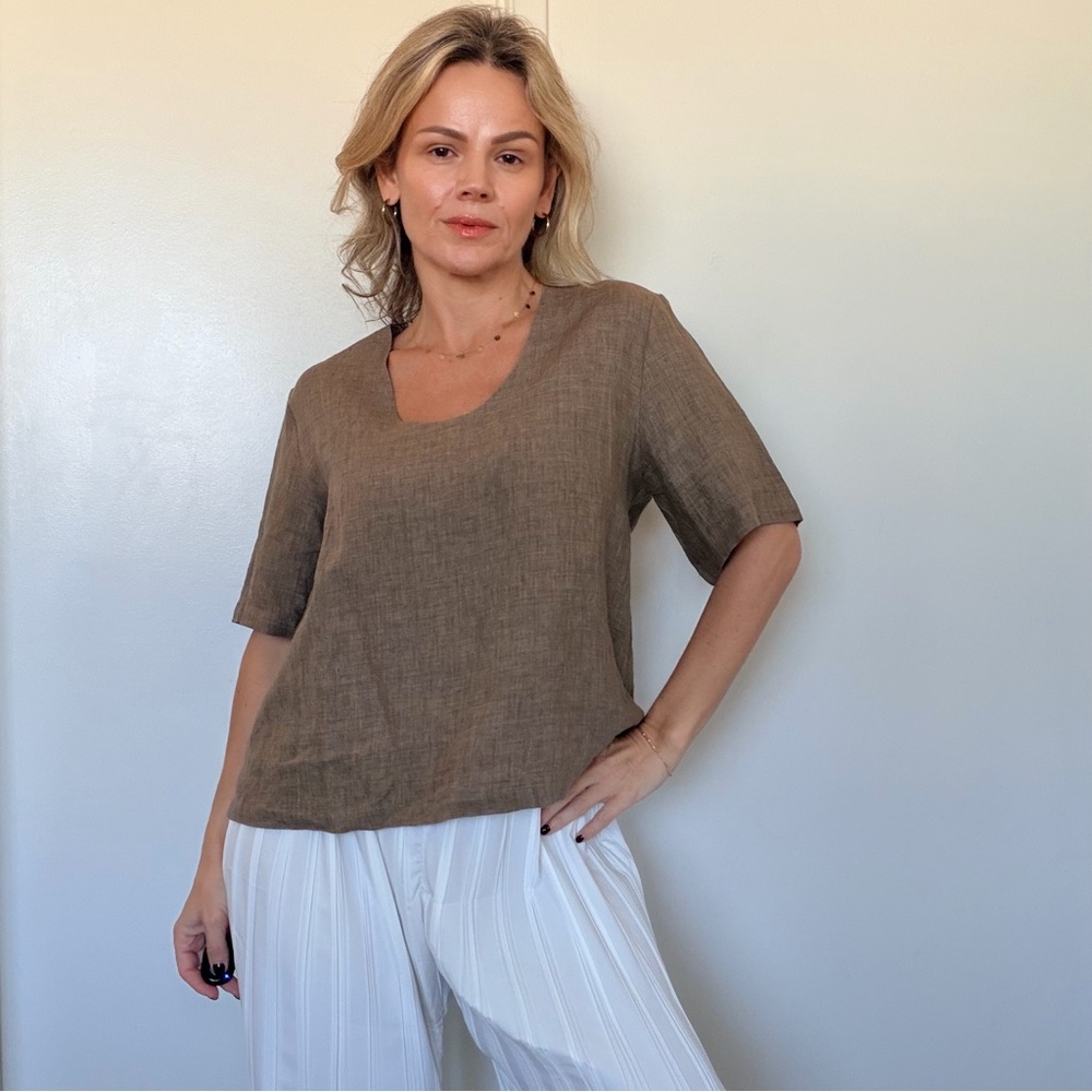 Almina Concept Linen Top